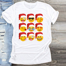 Load image into Gallery viewer, Fashion Women T-Shirt  Warm Wishes New Year Merry Tee Shirt Christmas Tumblr Graphic T Shirt Female Tees Camisa Print T-shirts