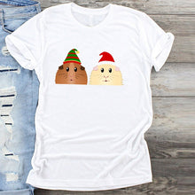 Load image into Gallery viewer, Fashion Women T-Shirt  Warm Wishes New Year Merry Tee Shirt Christmas Tumblr Graphic T Shirt Female Tees Camisa Print T-shirts