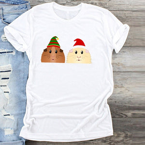 Fashion Women T-Shirt  Warm Wishes New Year Merry Tee Shirt Christmas Tumblr Graphic T Shirt Female Tees Camisa Print T-shirts