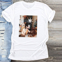 Load image into Gallery viewer, Fashion Women T-Shirt  Warm Wishes New Year Merry Tee Shirt Christmas Tumblr Graphic T Shirt Female Tees Camisa Print T-shirts